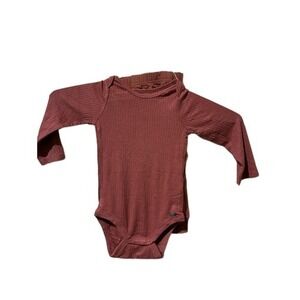 Modern Moments by Gerber Baby 12M Ribbed Bodysuit and Pants Set Mauve
